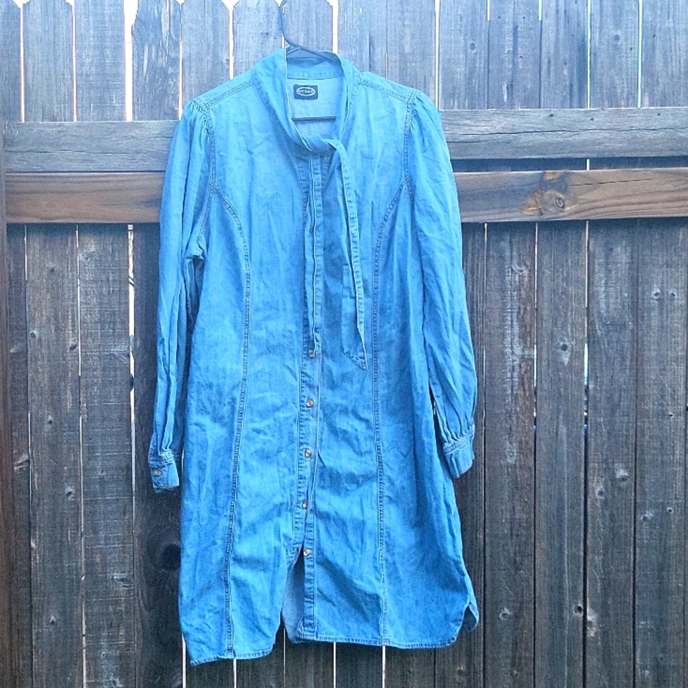 Denim vintage dress size XL